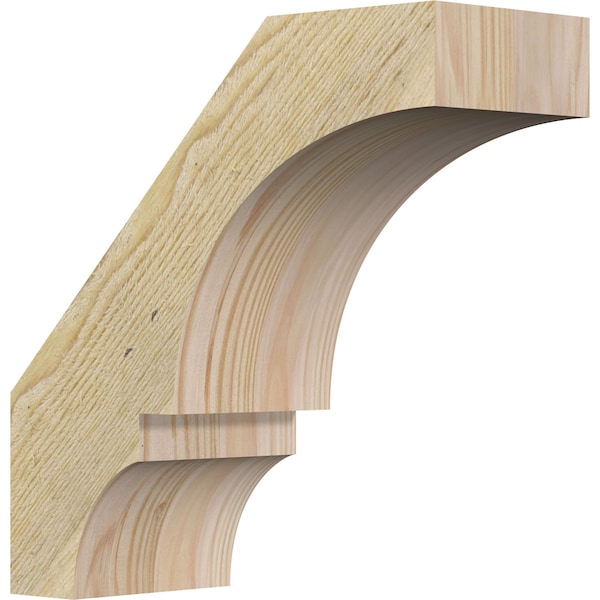 Ekena Millwork 4"W x 10"D x 10"H Balboa Rough Sawn Knee Brace, Douglas Fir BRC04X10X10BOA00RDF - main